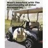 imageKEMIMOTO Foldable Golf Cart Windshield Compatible with Club Car DS 2000 AntiUV and ImpactResistant Acrylic ClearTinted