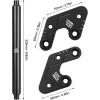 imageKEMIMOTO Foot Peg Extension Bracket Kits Compatible with SurRon Light Bee X and S X260 X160 Segway for Electric Dirt Bike Surron Foot Peg ExtendersBlack