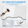 imageKEMIMOTO Full Front Windshield Compatible with Pioneer 700 7004 20142025 UV Resistant 14quot Clear Polycarbonate 95 Light Transmittance Minor Scratch Resistance Winscreen Windshield AccessoriesWithout Ventilation