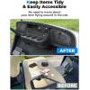 imageKEMIMOTO Golf Cart Dash Storage Bag Compatible with EZGO TXT 19932013 Dashboard1680D Waterproof NoDrill Dash Organizer with Dual Zippers