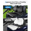 imageKEMIMOTO Golf Cart Diamond Front Seat Covers Compatible with Club Car Precedent Tempo ampamp Onward OEM Seats No Stapler Required Waterproof HeavyDuty PU Leather Easy Installation ampamp Enhanced Comfort