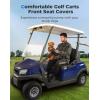 imageKEMIMOTO Golf Cart Diamond Front Seat Covers Compatible with Club Car Precedent Tempo ampamp Onward OEM Seats No Stapler Required Waterproof HeavyDuty PU Leather Easy Installation ampamp Enhanced Comfort
