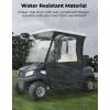 imageKEMIMOTO Golf Cart Enclosure 2 Passenger Golf Cart Rain Covers for Club Car Tempo 3Sided Driving Dustproof Enclosure Accessories with Clear PVC Window ampamp Double Door Zipper