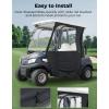 imageKEMIMOTO Golf Cart Enclosure 2 Passenger Golf Cart Rain Covers for Club Car Tempo 3Sided Driving Dustproof Enclosure Accessories with Clear PVC Window ampamp Double Door Zipper