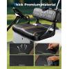 imageKEMIMOTO Golf Cart Front Seat Covers Compatible with EZGO RXV OEM Front Seats No Stapler Required Waterproof HeavyDuty PU Leather Easy Installation ampamp Enhanced ComfortBlackBrown