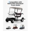 imageKEMIMOTO Golf Cart Front Seat Covers Compatible with EZGO RXV OEM Front Seats No Stapler Required Waterproof HeavyDuty PU Leather Easy Installation ampamp Enhanced ComfortBlackRed