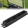 imageKEMIMOTO Golf Cart Inner Front Storage Basket No Drilling Golf Cart Organizer Foldable Universal Compatible with EZGO Drive Club Car Kandi Electric Golf Carts 1680D Golf Cart Caddy Organizer Black