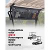 imageKEMIMOTO Golf Cart Overhead Storage Bag Compatible with 222 Passengers OEM 54quot Short Top EZGO RXV No Drilling 1680D Waterproof Ceiling Bag Black