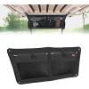 imageKEMIMOTO Golf Cart Overhead Storage Bag Compatible with 222 Passengers OEM 54quot Short Top EZGO RXV No Drilling 1680D Waterproof Ceiling Bag Black