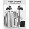 imageKEMIMOTO Golf Cart Roof Canvas Sun Top Compatible with EZGO RXV 2008up Upgrade 85quot Extended Golf Cart Roof Mounting Tools Included