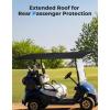imageKEMIMOTO Golf Cart Roof Canvas Sun Top Compatible with EZGO RXV 2008up Upgrade 85quot Extended Golf Cart Roof Mounting Tools Included