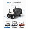 imageKEMIMOTO Golf Cart Seat Cover Protector 22 Passenger Compatible with EZGO Club Car Golf Cart Waterproof SunRain Seat Cover to Keep Dry and Protected