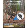 imageKEMIMOTO Heated Hunting Blind Chair 360 Degree Silent Swivel with 20000mAh Battery Portable Stable Ground Folding Chair