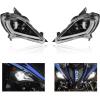 imageKEMIMOTO LED Headlights With Low Beam Daytime Light Turn Signal Compatible With Raptor 350 450 700 YFZ 450 450R 450X Wolverine 350  Replacement for TG843100300 5TG841100300 2PCS