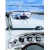 imageKEMIMOTO Marine Boat Mirror Upgraded Size 105 in x 4 in Universal Boat Rear View Mirror for Ski Pontoon Boats Water Skiing Sport Wakeboarding Surfing