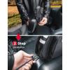 imageKEMIMOTO Motorcycle Backrest Bag Rider Backrest Organizer Driver Back Rest Organizer Kit Compatible With Touring Softail CVO Road Glide Limited Tri Glide Rider Back Rest Seat Pocket