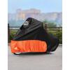 imageKEMIMOTO Motorcycle Cover Compatible with Cruiser Models Softail Dyna Iron 883 Fat Boy 114 FortyEight Low Rider Cover Standard Heritage Classic Waterproof Outdoor Snow Rain Protectionorange