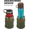 imageKEMIMOTO Motorcycle Cup Holder Oxford Fabric Motorcycle Drink Holder with 06quot15quot Alligator Clamp Universal Water Bottle Cup Accessories for Bike ATVUTV Scooter Boat Walker BlackArmy Green