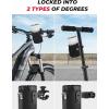 imageKEMIMOTO Motorcycle Cup Holder Oxford Fabric Motorcycle Drink Holder with 06quot15quot Alligator Clamp Universal Water Bottle Cup Accessories for Bike ATVUTV Scooter Boat Walker BlackBlack