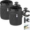 imageKEMIMOTO Motorcycle Cup Holder Oxford Fabric Motorcycle Drink Holder with 06quot15quot Alligator Clamp Universal Water Bottle Cup Accessories for Bike ATVUTV Scooter Boat Walker BlackBlack