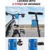 imageKEMIMOTO Motorcycle Cup Holder Oxford Fabric Motorcycle Drink Holder with 06quot15quot Alligator Clamp Universal Water Bottle Cup Accessories for Bike ATVUTV Scooter Boat Walker BlackBlue