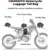 imageKEMIMOTO Motorcycle Front Frame Bag Waterproof Rack Bag Compatible with SurronSuper73Talaria Electric Dirt BikeMotocrossDual SportRed 16LRed