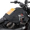 imageKEMIMOTO Motorcycle Fuel Tank Bag Cover Dustproof Fuel Gas Pad Cover Protector with Strong Retention Compatible with Touring Softail