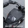 imageKEMIMOTO Motorcycle Fuel Tank Bag Cover Dustproof Fuel Gas Pad Cover Protector with Strong Retention Compatible with Touring Softail