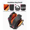 imageKEMIMOTO Motorcycle Handlebar Bag Universal Motorcycle Bag Compatible with Softail Dyna Sportsters 75L
