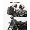 imageKEMIMOTO Motorcycle Handlebar Bag Universal Motorcycle Bag Compatible with Softail Dyna Sportsters 75L