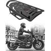 imageKEMIMOTO Motorcycle Rear Luggage Rack Compatible with Sportster S RH1250 20212024 2025 Motorcycle Luggage Rack Rear Tail Storage Black