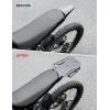 imageKEMIMOTO Motorcycle Rear Rack Storage Carrier Upgraded Aluminum Compatible with Surron X Luggage Rack Light Bee x260 and x160 Segway Electric Dirt Bike Tail Up to 10 Lbs