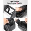 imageKEMIMOTO Motorcycle Saddlebags Expandable 2030L Eva Hard Side Bag Compatible with Ninja500 400 Grom 20222025 Navi Z125 Dirt Bike Dual Sport Mini Motorcross Motorbike 30L