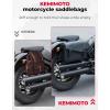 imageKEMIMOTO Motorcycle Saddlebags Large Capacity 36L Saddle Bags PU Leather Luggage Bag for Sportster Softail Dyna Rebel Vstar Shadow Road King Universal Pair
