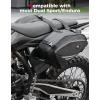 imageKEMIMOTO Motorcycle Saddlebags with Rain Covers Compatible with Dirt Bike Dual Sport Motorcross Motorbike Racing Mountain OffRoad 20L