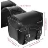 imageKEMIMOTO Motorcycle SaddlebagsUpgraded Bottom Antiscalding Motorcycle Luggage Bag 30L Large Capacity PU Leather Side Bags Compatible with Sportster Softail Dyna Vstar Shadow