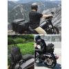 imageKEMIMOTO Motorcycle Sissy Bar Bag 40L Large Capacity Motorcycle Luggage Rack Tail Bag with Waterproof Zipper Dual Sport Backpack Adventure for Trip Camping Outdoor