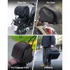 imageKEMIMOTO Motorcycle Tail Bag 1822L Expandable Sissy bar Motorcycle Luggage Seat Travel Rear Rack Bag Waterproof for Daul Sport Sportster Softail Dyna Touring Shadow Vulcan4050L