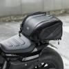 imageKEMIMOTO Motorcycle Tail Bag 1822L Expandable Sissy bar Motorcycle Luggage Seat Travel Rear Rack Bag Waterproof for Daul Sport Sportster Softail Dyna Touring Shadow Vulcan1822L