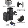 imageKEMIMOTO Motorcycle ampamp ATV Cup Holder32oz Drink Holder with Alligator Clamp UTV Scooter Boat Kayak Bike Walker BlackBlack