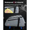 imageKEMIMOTO Rear Bike Rack Bag 11L Waterresistant Trunk Bag 3IN1 Zippered Bicycle Backpack Shoulder Pannier Saddle Bag for Ebikes Cycling Commuting Travel Outdoor CampingGrey