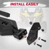 imageKEMIMOTO Side Mirror Compatible with Can Am Maverick Sport Trail Commander 20182025 Adjustable Folding Break Away Rear View Mirror OEM Replacement 715003639
