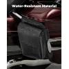 imageKEMIMOTO Side Saddlebag Guard Bag Organizer with Water Bottle Holder Faux Leather Compatible with Touring Road King Electra Glide Road Glide models Left Right