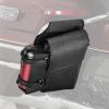 imageKEMIMOTO Side Saddlebag Guard Bag Organizer with Water Bottle Holder Faux Leather Compatible with Touring Road King Electra Glide Road Glide models Left Right