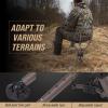 imageKEMIMOTO Tripod Swivel Hunting Chair 360 Degree Blind Chairs with Backrest Folding Camo Seats Height Adjustable for Hunting Fishing Camping