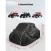 imageKEMIMOTO UTV Cover 4 Seater Compatible with Polaris RZR Pro XP 4 Ranger Crew 1000 Kawasaki Teryx KRX 4 1000 CanAm Defender MAX Commander MAX Uforce 1000 XL Pioneer 10006 162x66x73Large