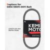 imageKEMIMOTO UTV Drive Belt Heavy Duty Compatible with Kawasaki Mule 600 610 4X4 20052016 Mule SX 20172025 New Replacement OEM Belt 590110011 Belt Parts Accessories