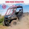 imageKEMIMOTO UTV Front Full Windshield SXS Front Windscreen SlideVent Polycarbonate Wind Screen Compatible with Can Am Defender HD 5 8  10  MAX 2016 2017 2018 2019 2020 2021 2022 2023 2024 2025Without SlideVent