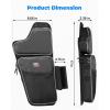 imageKEMIMOTO UTV Front Lower Door Bags with Knee Pad Compatible with Polaris General 1000 4 1000 20162025 2PCS Driver and Passenger Side Front Door Storage Bag Accessories