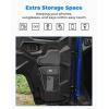 imageKEMIMOTO UTV Front Lower Door Bags with Knee Pad Compatible with Polaris General 1000 4 1000 20162025 2PCS Driver and Passenger Side Front Door Storage Bag Accessories